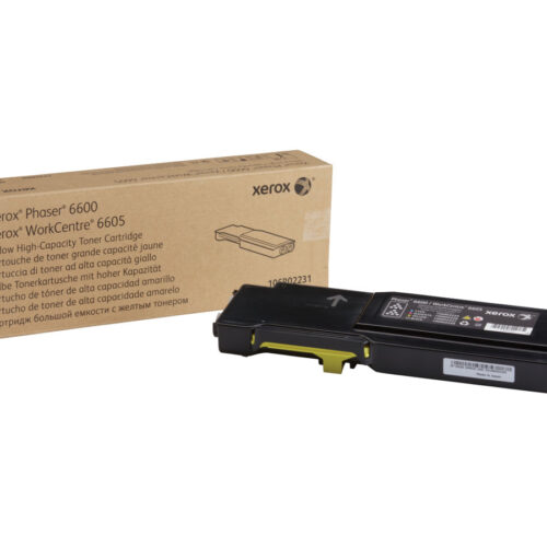 XEROX 6600/6605 toner jaune haute capacité 6.000 pages pack de 1