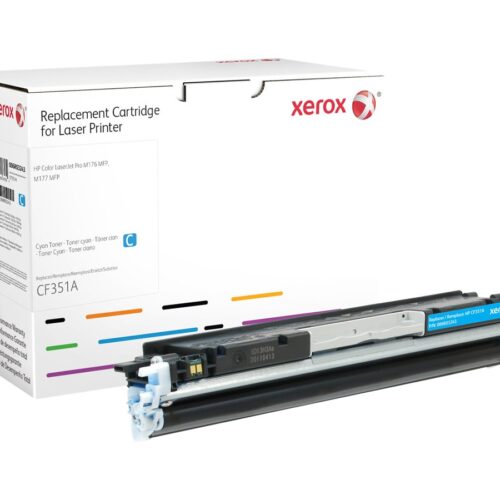 XEROX Cyan Toner Cartridge equivalent to HP 130A for use in HP CLJ Pro M176 MFP M177 MFP