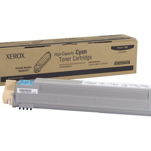 XEROX PHASER 7400 cartouche de toner cyan haute capacité 18.000 pages pack de 1
