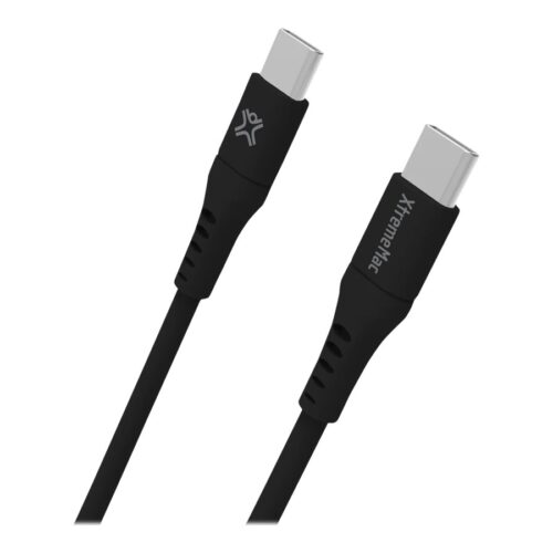 XTREMEMAC Câble USB Type C mâle / mâle – 1.5m Noir