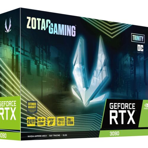 ZOTAC GAMING GEFORCE RTX 3090 TRINITY OC 24Go GDDR6X 384bit 1710/19500 HDCP Three DP HDMI Premium Pack